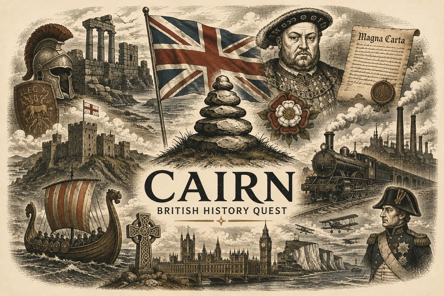 Cairn &mdash; British History Quest